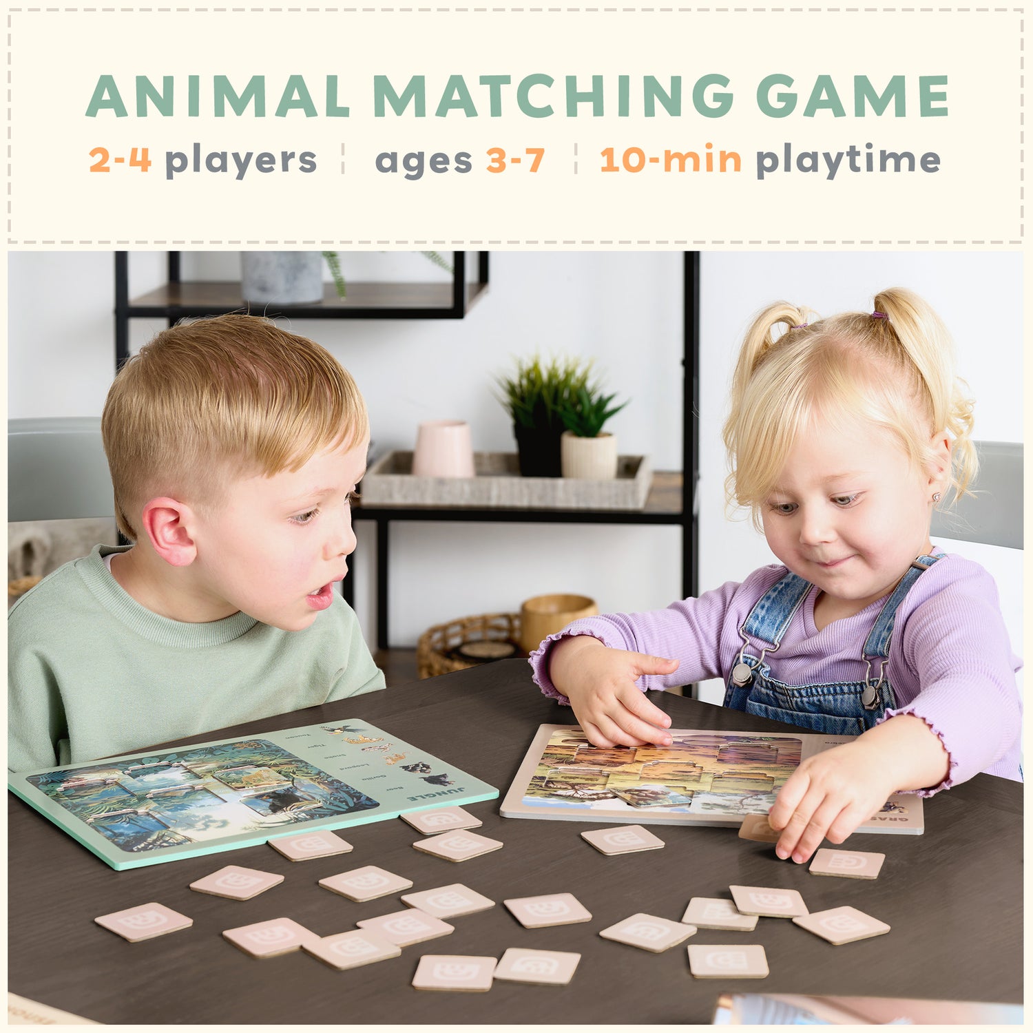 Animal Worlds Match and Learn